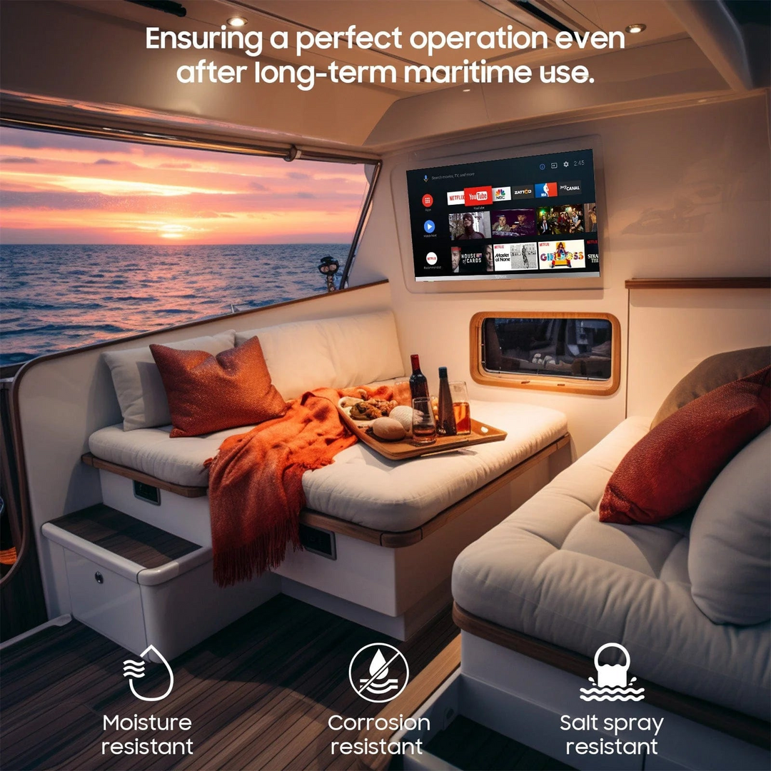 <b>NEW</b> - 22" 12V DVD TV for Home and Marine Use(Marina series)