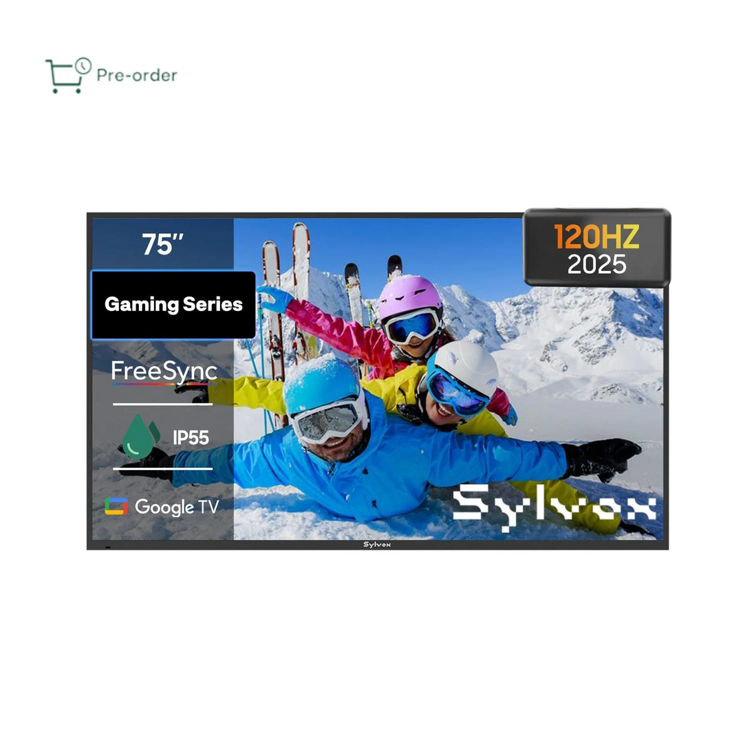 <b>NEW</b> - 75" 120HZ Gaming Series Waterproof Outdoor TV - 2025 Model