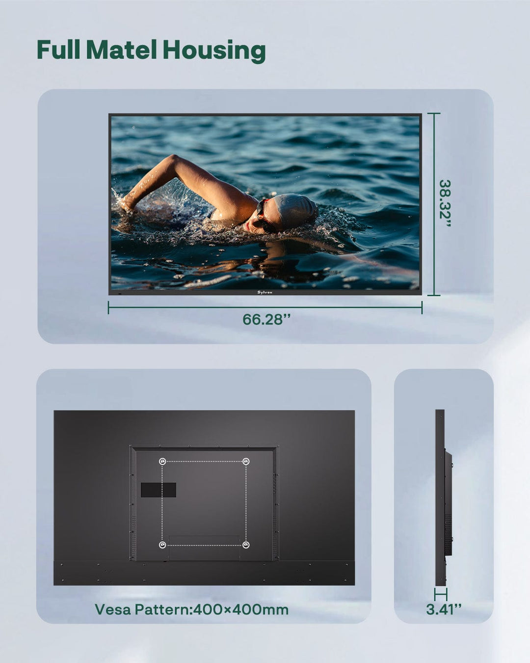 <b>NEW</b> - 55" 120HZ Gaming Series Waterproof Outdoor TV - 2025 Model