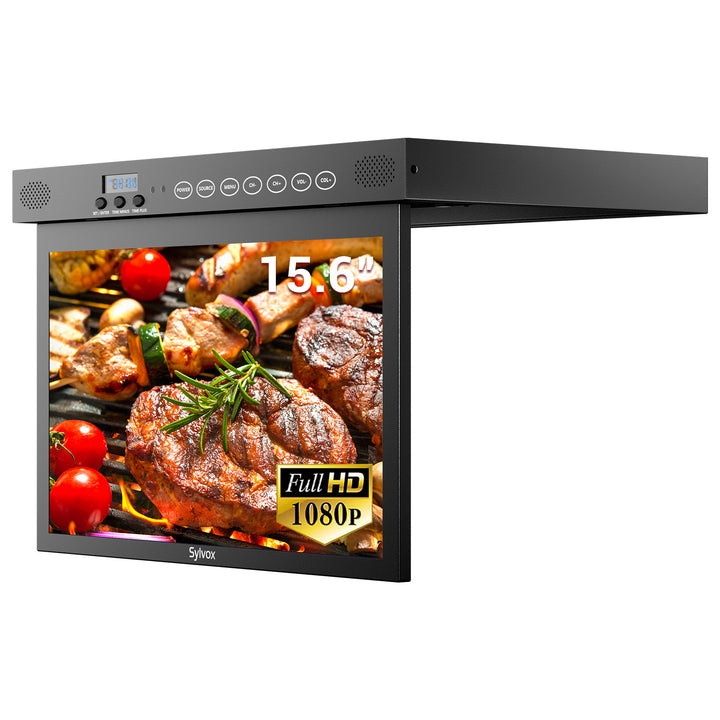 <b>NEW</b> - Sylvox 15.6'' Smart Under Cabinet TV for Kitchen (Black)