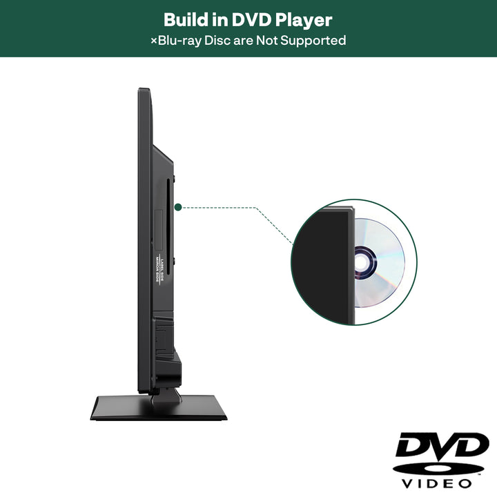 <b>NEW</b> - 19'' Google 12Volt TV DVD Combo (2025 Trailer series)