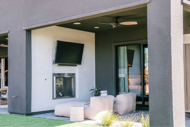 A Cozy Patio Made for Outdoor Viewing
