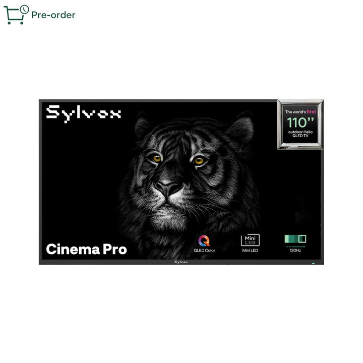 <b>NEW</b> - Sylvox 110'' Cinema Pro Helio QLED 120HZ Outdoor TV (5000Nits)-2025 Model