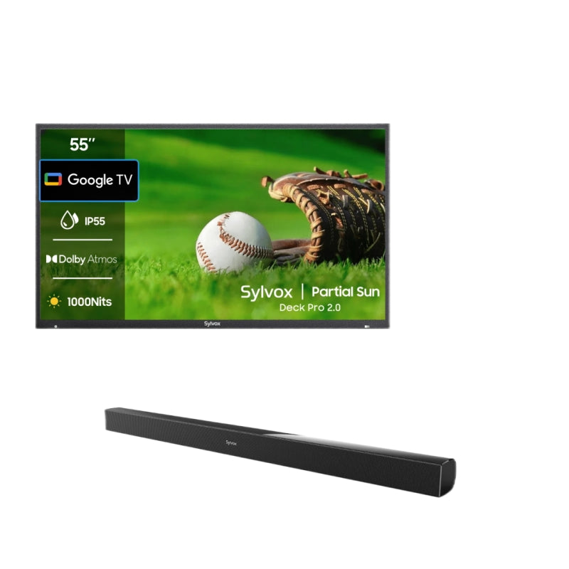 <b>NOUVEAU</b> - Téléviseur extérieur 55 pouces (Google TV) - 2024 Deck Pro 2.0