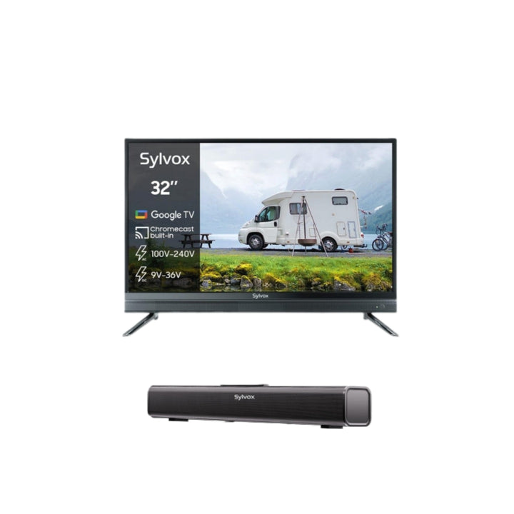 32" Smart 12V RV TV( 2024 Google TV) -No DVD Combo-Vehicle series