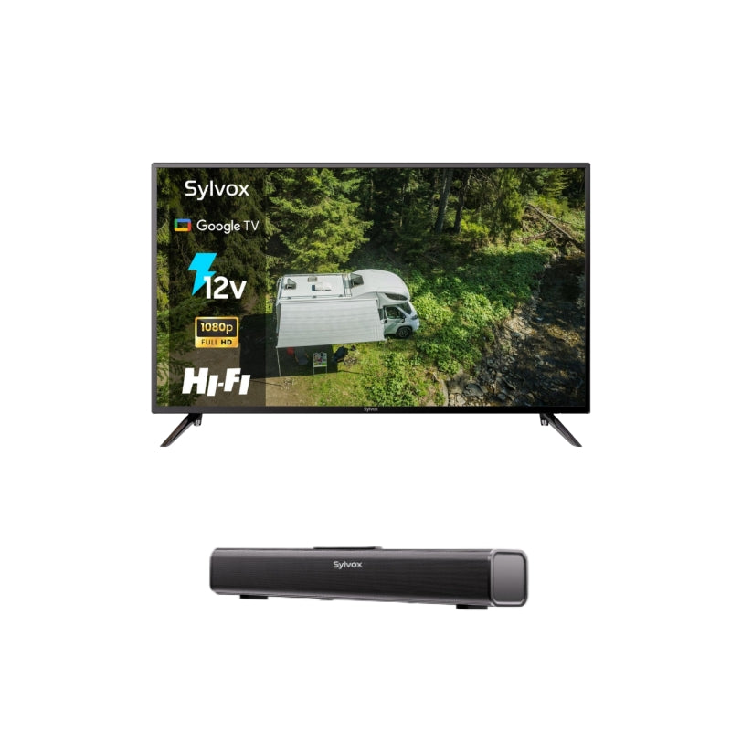 40" Smart 12V RV TV(2024 Google TV) -No DVD Combo-Vehicle series
