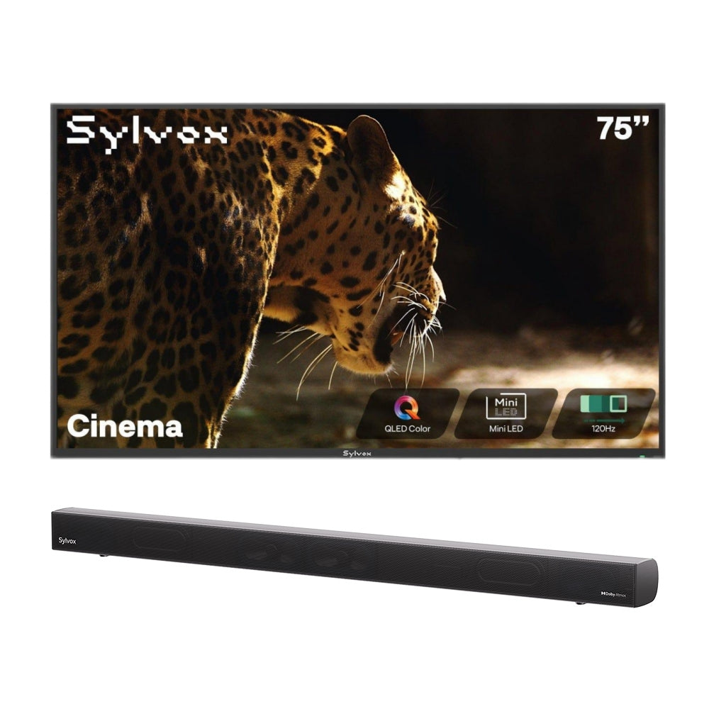 <b>NEW</b> - Sylvox 75'' Cinema Helio QLED 120HZ Outdoor TV (2000Nits)-2025 Model