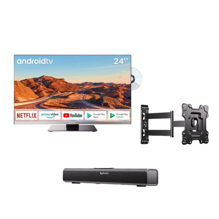 24'' Smart 12 Volt TV DVD Combo(2023 Limo Series)