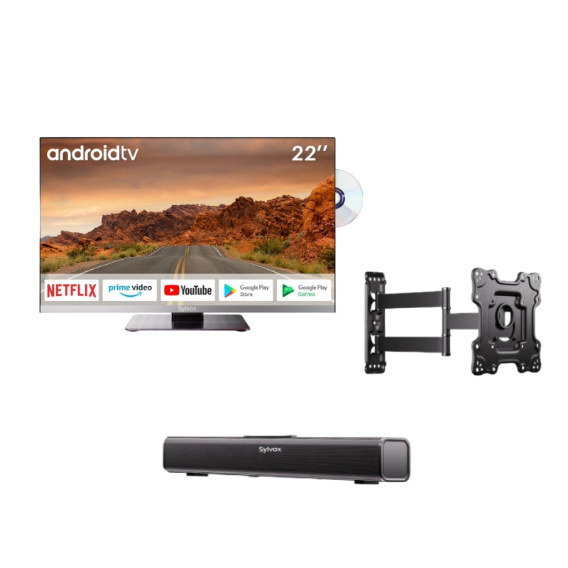 22'' Smart 12 Volt TV DVD Combo(2023 Limo Series)