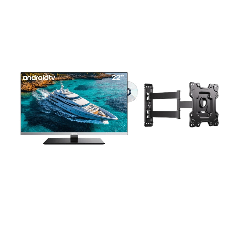 22" Smart 12V RV TV - Marine Series (With DVD Combo)
