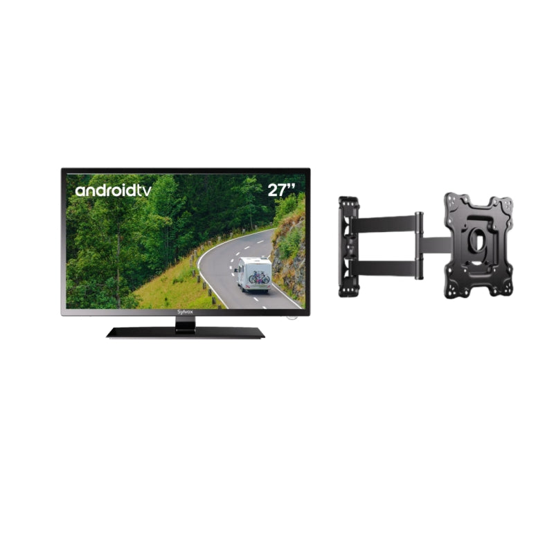 Téléviseur intelligent 12V de 27" pour camping-car - Série Trailer (Avec lecteur DVD)