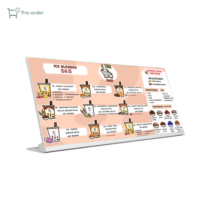 Sylvox 23.8" 700nits Desktop Digital Menu Board