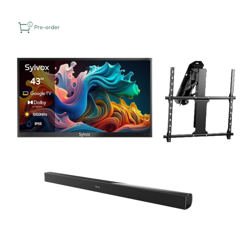 <b>NOUVEAU</b> - Téléviseur extérieur QLED avancé de 43 pouces (Google TV) - 2024 Deck Pro QLED 2.0