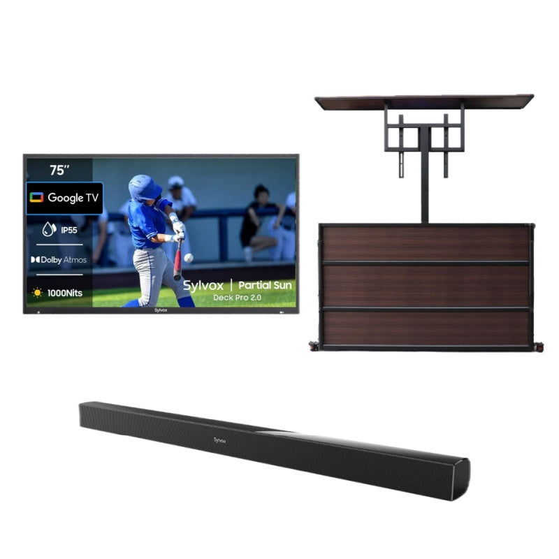 <b>NOUVEAU</b> - Téléviseur extérieur 75 pouces (Google TV) - 2024 Deck Pro 2.0