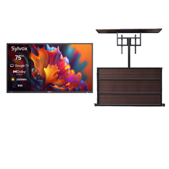<b>NOUVEAU</b> – Téléviseur extérieur QLED 75 pouces - Google TV (série Pool Pro QLED 2.0 2024)