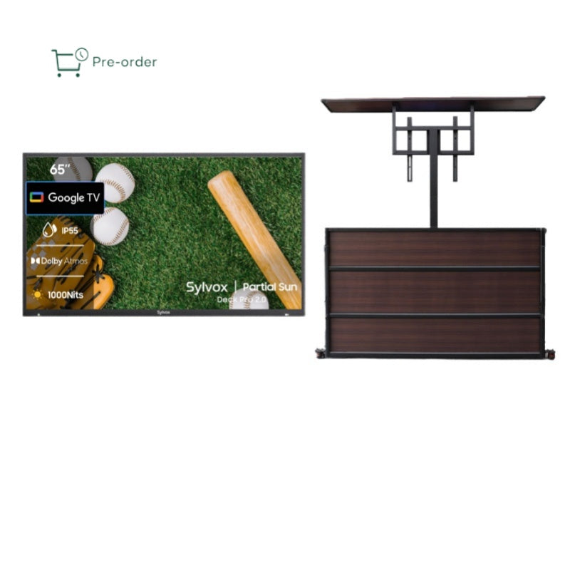 <b>NOUVEAU</b> - Téléviseur extérieur 65 pouces (Google TV) - 2024 Deck Pro 2.0