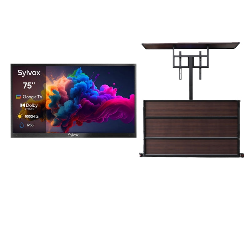 <b>NOUVEAU</b> - Téléviseur extérieur QLED avancé de 75 pouces (Google TV) - 2024 Deck Pro QLED 2.0