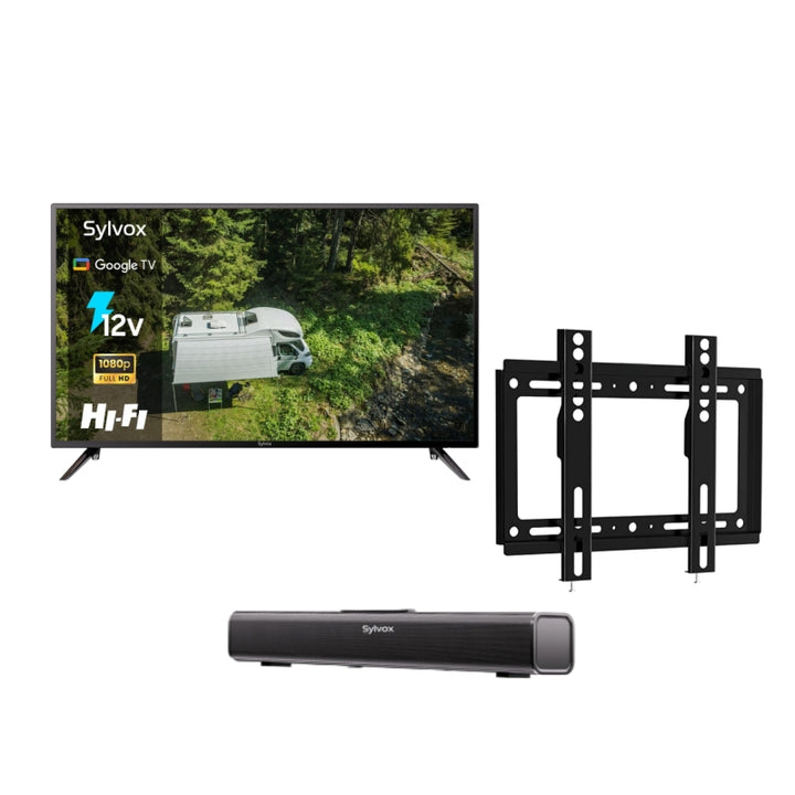 40" Smart 12V RV TV(2024 Google TV) -No DVD Combo-Vehicle series