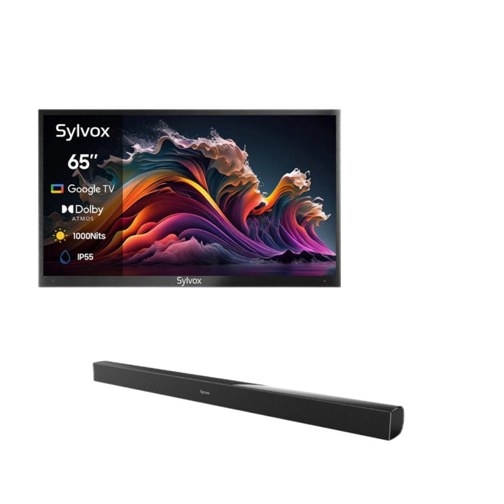 <b>NOUVEAU</b> - Téléviseur extérieur QLED avancé de 65 pouces (Google TV) - 2024 Deck Pro QLED 2.0