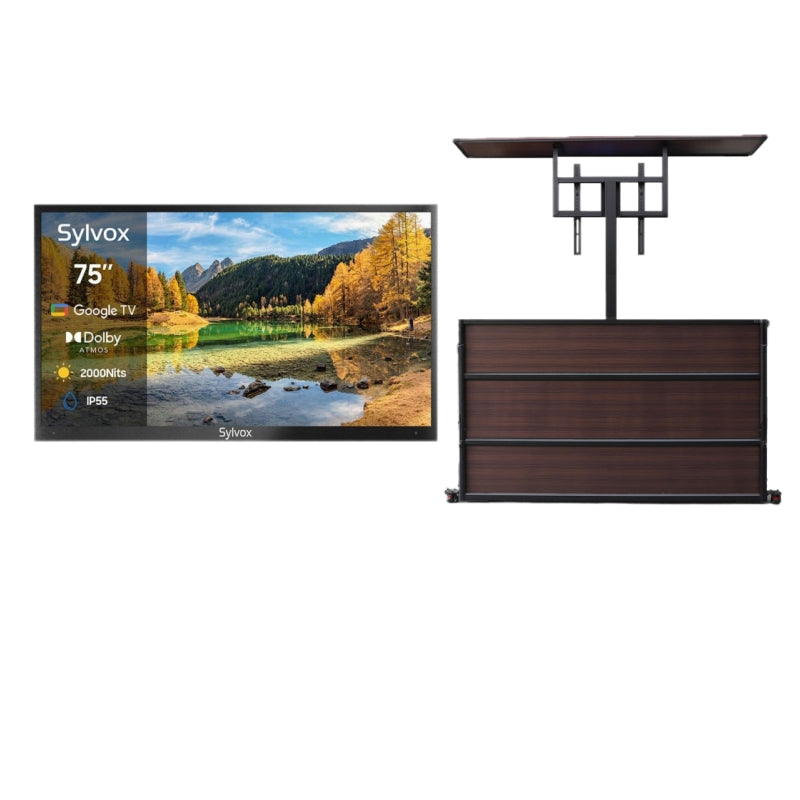 <b>NOUVEAU</b> – Téléviseur extérieur 75 pouces 2 000 nits - Google TV (série 2024 Pool Pro 2.0)