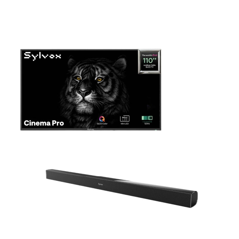 <b>NEW</b> - Sylvox 110'' Cinema Pro Helio QLED 120HZ Outdoor TV (5000Nits)-2025 Model