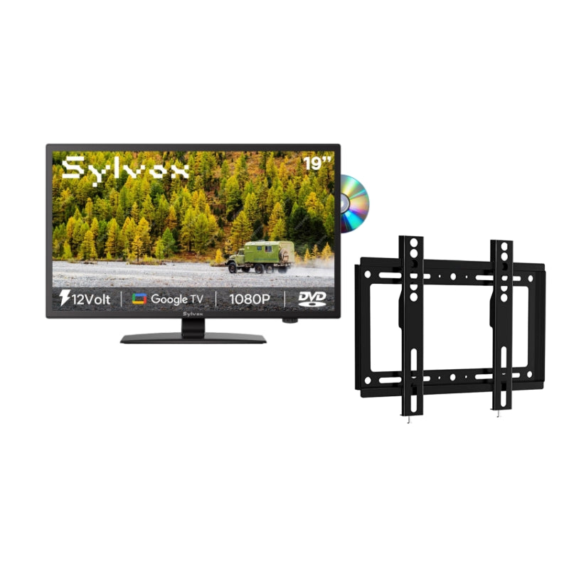 <b>NEW</b> - 19'' Google 12Volt TV DVD Combo (2025 Trailer series)