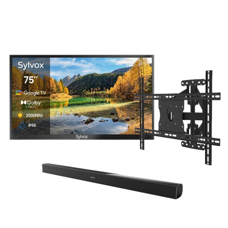 <b>NOUVEAU</b> – Téléviseur extérieur 75 pouces 2 000 nits - Google TV (série 2024 Pool Pro 2.0)