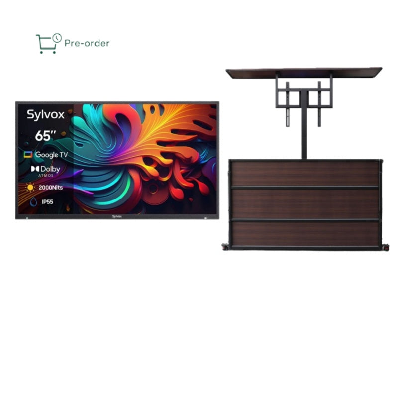 <b>NOUVEAU</b> – Téléviseur extérieur QLED 65 pouces - Google TV (série 2024 Pool Pro QLED 2.0)