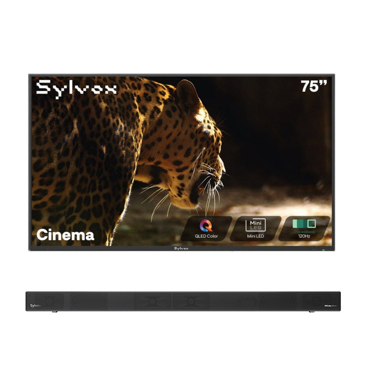 <b>NEW</b> - Sylvox 75'' Cinema Helio QLED 120HZ Outdoor TV (2000Nits)-2025 Model