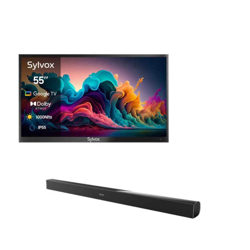 <b>NOUVEAU</b> - Téléviseur extérieur QLED avancé de 55 pouces (Google TV) - 2024 Deck Pro QLED 2.0