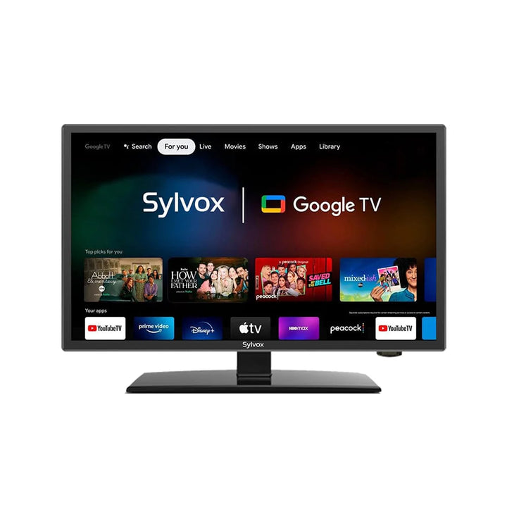  24" Smart 12V RV TV(2024 Google TV) -No DVD Combo-Vehicle seies