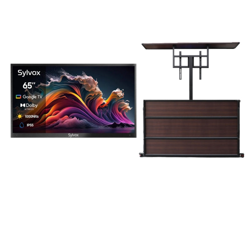 <b>NOUVEAU</b> - Téléviseur extérieur QLED avancé de 65 pouces (Google TV) - 2024 Deck Pro QLED 2.0