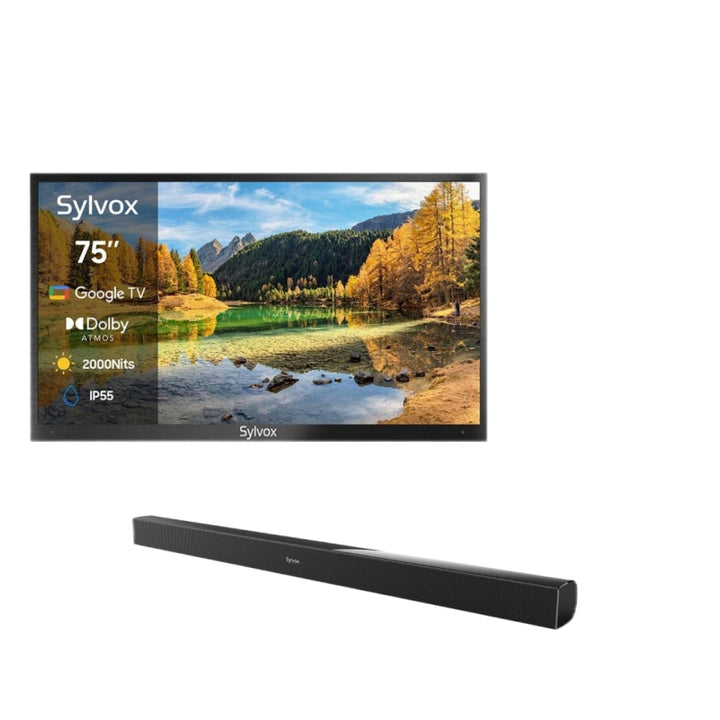 <b>NOUVEAU</b> – Téléviseur extérieur 75 pouces 2 000 nits - Google TV (série 2024 Pool Pro 2.0)