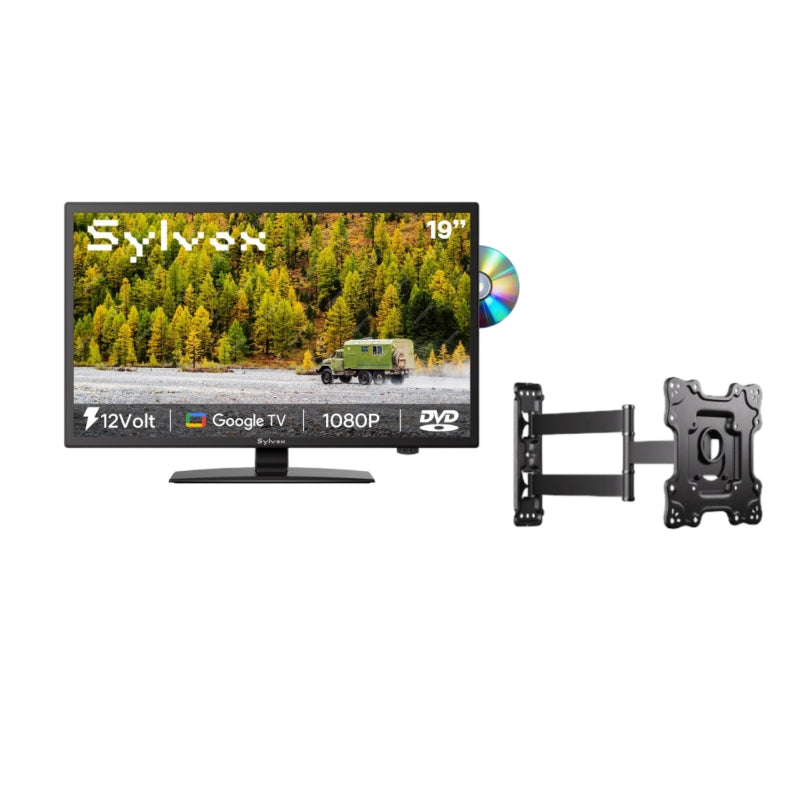 <b>NEW</b> - 19'' Google 12Volt TV DVD Combo (2025 Trailer series)