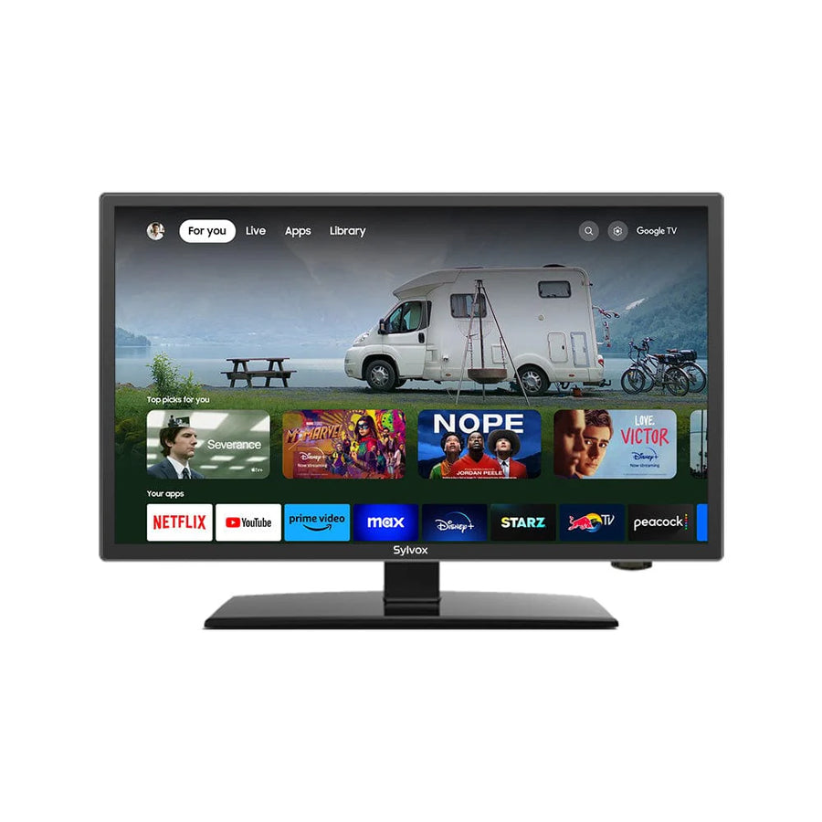  24" Smart 12V RV TV(2024 Google TV) -No DVD Combo-Vehicle seies