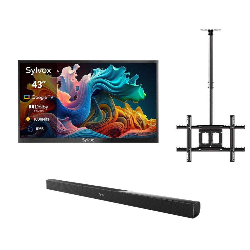 <b>NOUVEAU</b> - Téléviseur extérieur QLED avancé de 43 pouces (Google TV) - 2024 Deck Pro QLED 2.0