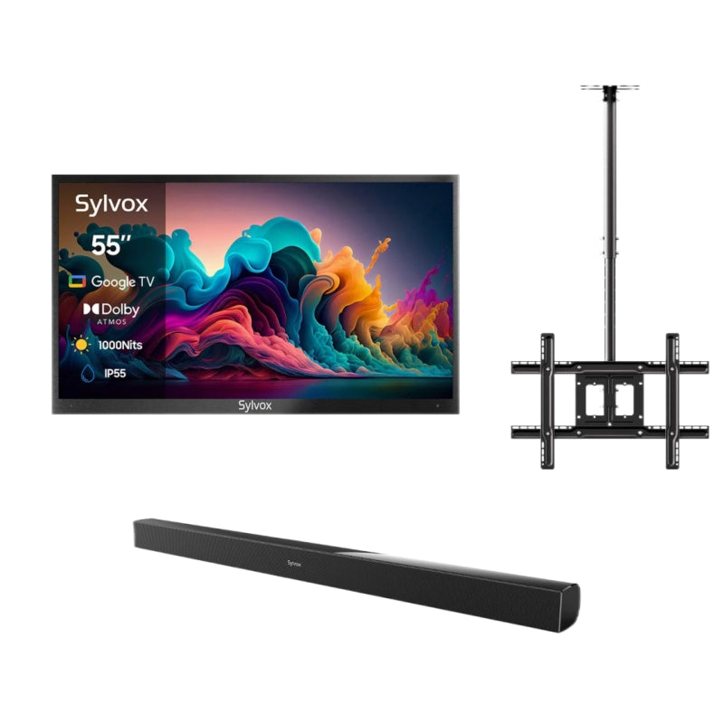 <b>NOUVEAU</b> - Téléviseur extérieur QLED avancé de 55 pouces (Google TV) - 2024 Deck Pro QLED 2.0