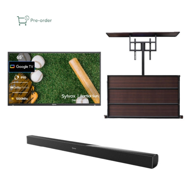 <b>NOUVEAU</b> - Téléviseur extérieur 65 pouces (Google TV) - 2024 Deck Pro 2.0