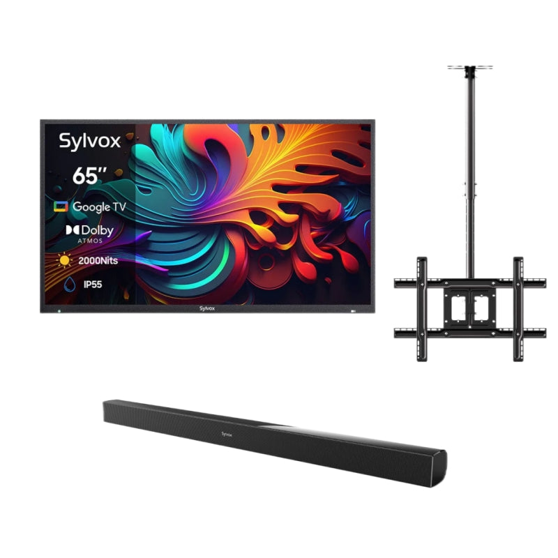 <b>NOUVEAU</b> – Téléviseur extérieur QLED 65 pouces - Google TV (série 2024 Pool Pro QLED 2.0)