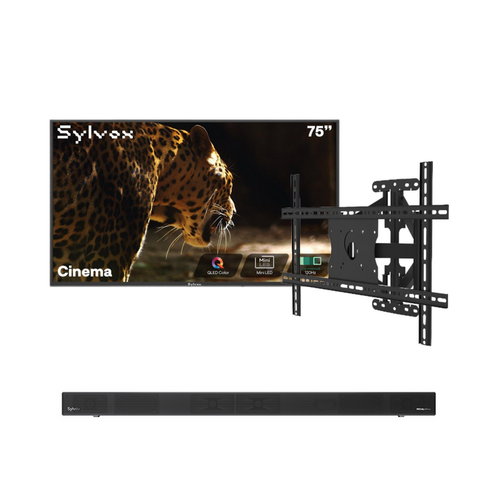 <b>NEW</b> - Sylvox 75'' Cinema Helio QLED 120HZ Outdoor TV (2000Nits)-2025 Model