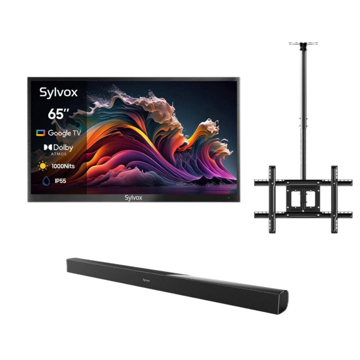 <b>NOUVEAU</b> - Téléviseur extérieur QLED avancé de 65 pouces (Google TV) - 2024 Deck Pro QLED 2.0