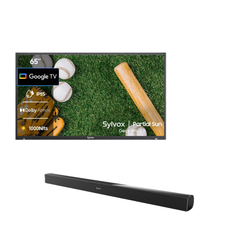 <b>NOUVEAU</b> - Téléviseur extérieur 65 pouces (Google TV) - 2024 Deck Pro 2.0