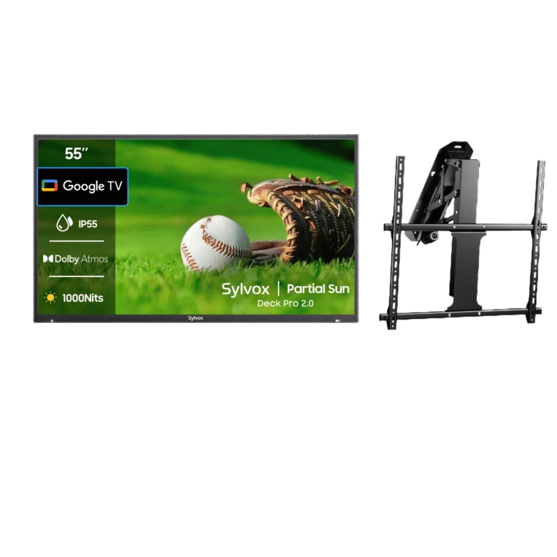 <b>NOUVEAU</b> - Téléviseur extérieur 55 pouces (Google TV) - 2024 Deck Pro 2.0