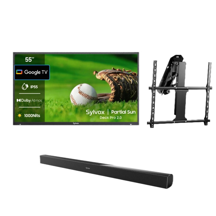 <b>NOUVEAU</b> - Téléviseur extérieur 55 pouces (Google TV) - 2024 Deck Pro 2.0