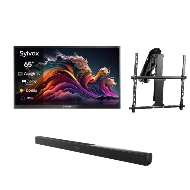 <b>NOUVEAU</b> - Téléviseur extérieur QLED avancé de 65 pouces (Google TV) - 2024 Deck Pro QLED 2.0