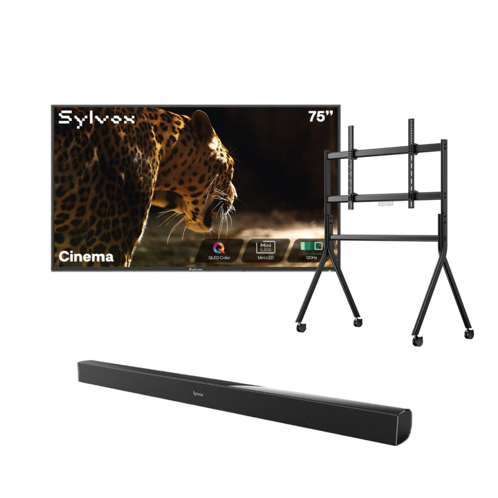 <b>NEW</b> - Sylvox 75'' Cinema Helio QLED 120HZ Outdoor TV (2000Nits)-2025 Model