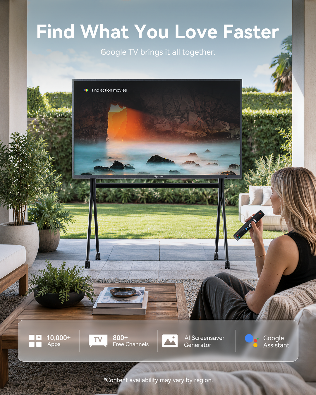 75" 1000Nit Partial Sun Outdoor TV for Canadian Patio - 2026 Deck Pro 3.0