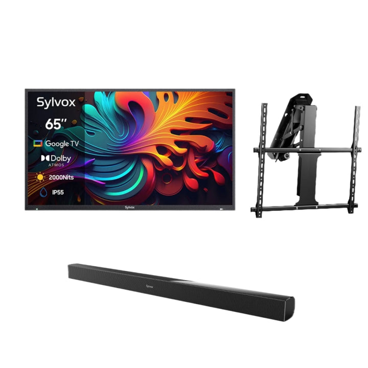 <b>NOUVEAU</b> – Téléviseur extérieur QLED 65 pouces - Google TV (série 2024 Pool Pro QLED 2.0)