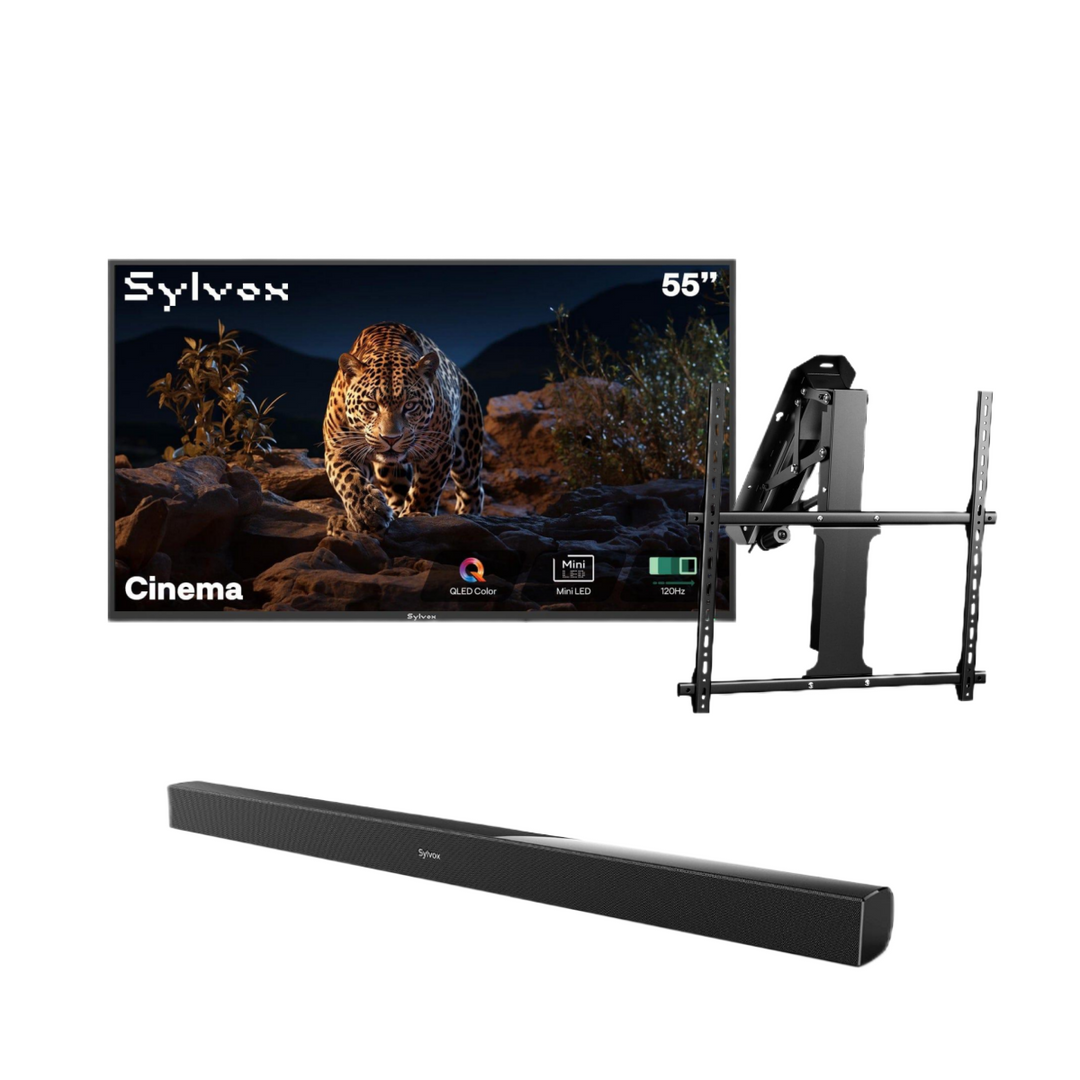 <b>NEW</b> - Sylvox 55'' Cinema Helio QLED 120HZ Outdoor TV (2000Nits)-2025 Model