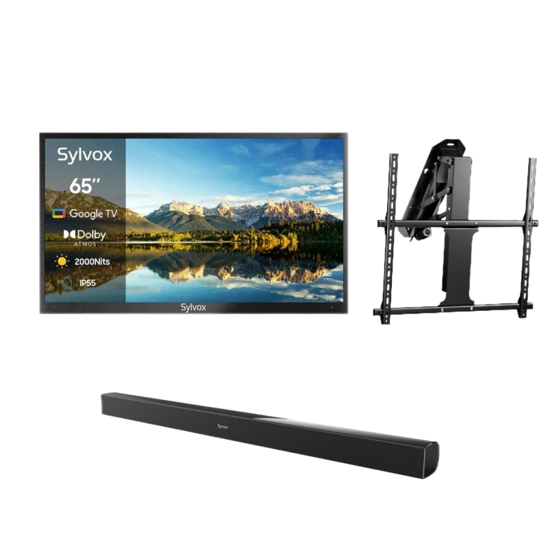 <b>NOUVEAU</b> – Téléviseur extérieur 65 pouces 2 000 nits - Google TV (série 2024 Pool Pro 2.0)